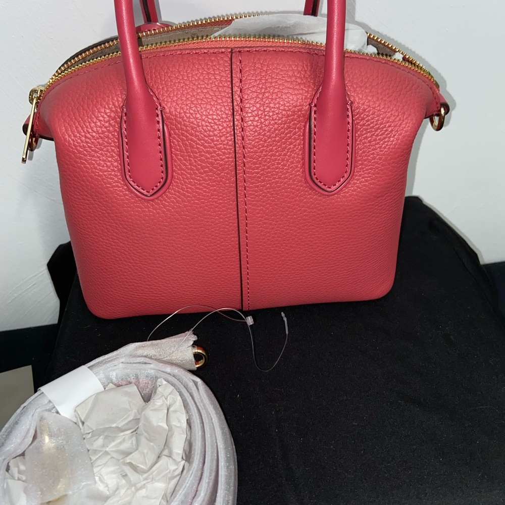 Michael Kors Hyde Small Pebbled Leather Satchel - Picture 4 of 4